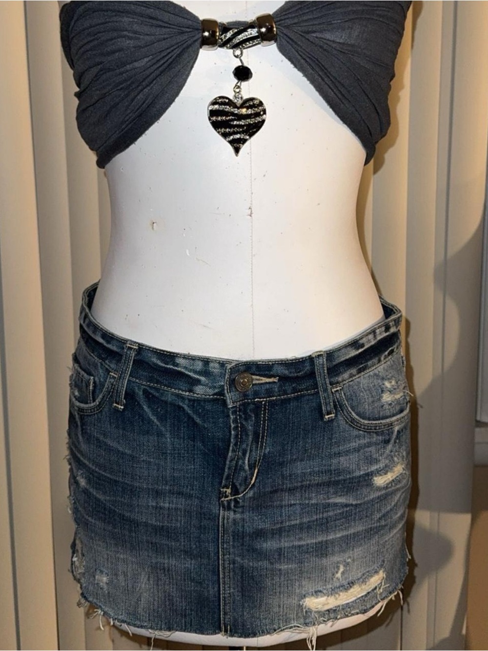 Y2K 100% cotton Abercrombie & Fitch  mini skirt